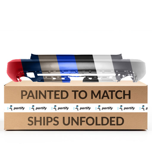 2023-2024 Ford Escape ST-Line/ST-Line Elite/ST-Line Elite Hybrid/ST-Line Hybrid/ST-Line Select/ST-Line Select Hybrid CAPA Certified Rear Bumper W/O Parking Aid W/O Towing Pkg - FO1100777-Partify-Painted-Replacement-Body-Parts