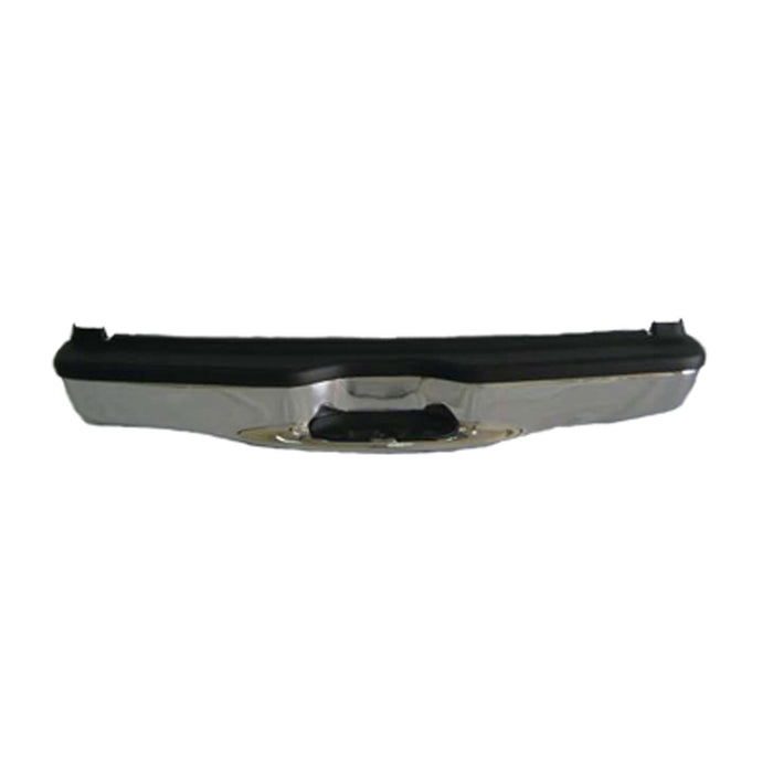1998-2001 Ford Explorer Rear Bumper Assembly Includes Pads/Brackets/Hardware/Lic. Lamp Bright W/ Pads W/O Bu Sens - FO1101137-Partify-Painted-Replacement-Body-Parts