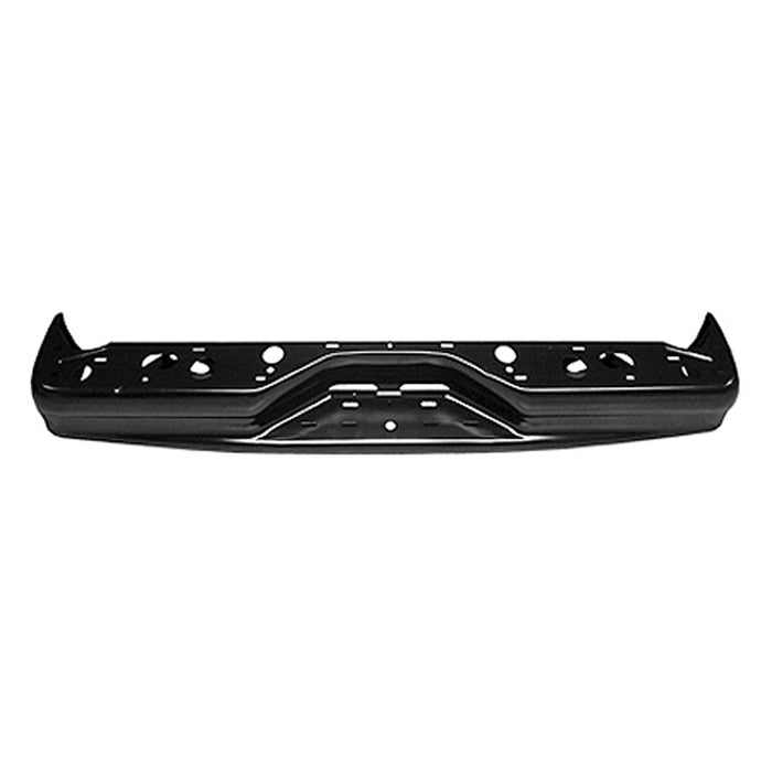 1992-2014 Ford E-150/E-150 Club Wagon/E-150 Econoline/E-150 Econoline Club Wagon/E-250/E-250 Econoline/E-350 Club Wagon/E-350 Econoline/E-350 Econoline Club Wagon/E-350 Super Duty Rear Bumper Face Bar Step Type W/O Rear Object Sensors - FO1102271-Partify-Painted-Replacement-Body-Parts