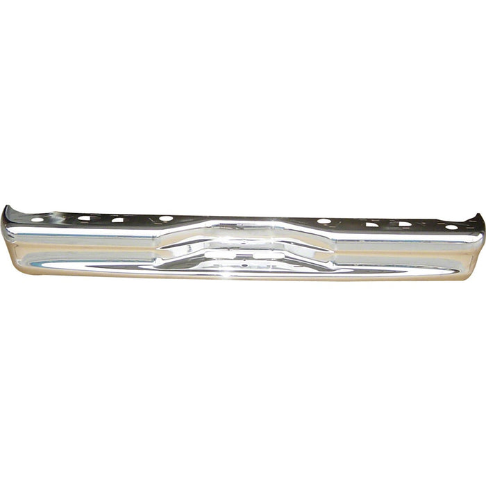 1992-2014 Ford E-150/E-150 Club Wagon/E-150 Econoline/E-150 Econoline Club Wagon/E-250/E-250 Econoline/E-350 Club Wagon/E-350 Econoline/E-350 Econoline Club Wagon/E-350 Super Duty Rear Bumper Face Bar Step Type W/O Rear Object Sensors Chrome - FO1102272-Partify-Painted-Replacement-Body-Parts