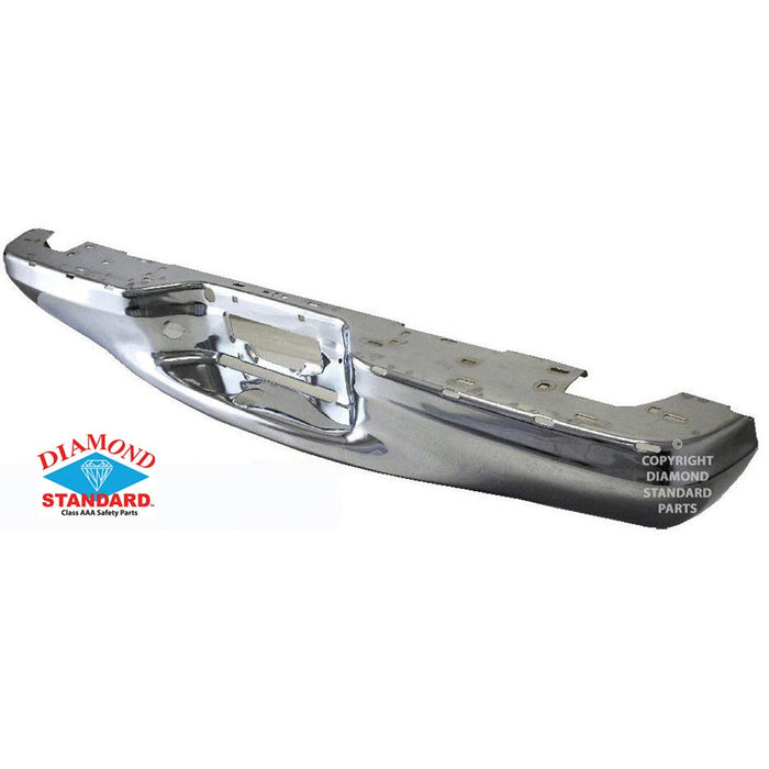 2001-2003 Ford F-150 Rear Bumper Face Bar Bright Crew Cab Pickup - FO1102319-Partify-Painted-Replacement-Body-Parts