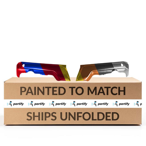 2017-2020 Ford F-150 Raptor Rear Bumper Face Bar Bumper End Set W/Parking Aid Sensor Holes - FO1102388-Partify-Painted-Replacement-Body-Parts