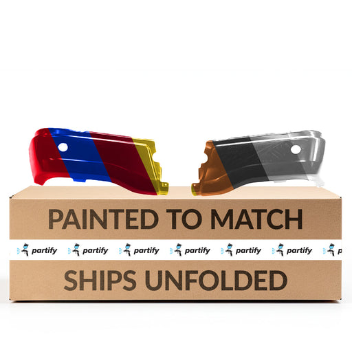 2019-2022 Ford Ranger Rear Bumper Ends With Sensor Holes - FO1102393-Partify-Painted-Replacement-Body-Parts