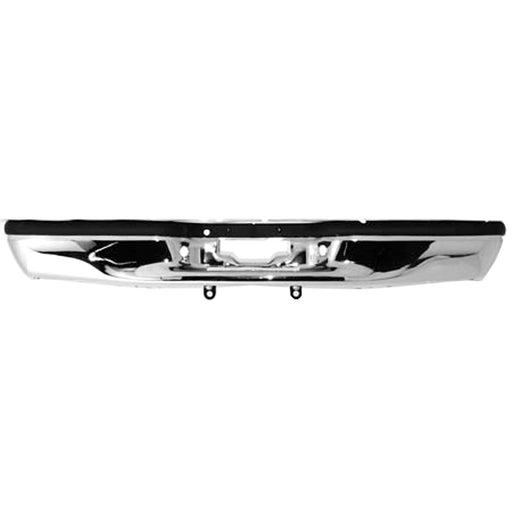 1997-2004 Ford F-150/F-150 Heritage Rear Bumper Assembly Chrome W/Step Pads/Brackets/Lic Lamps - FO1103103-Partify-Painted-Replacement-Body-Parts