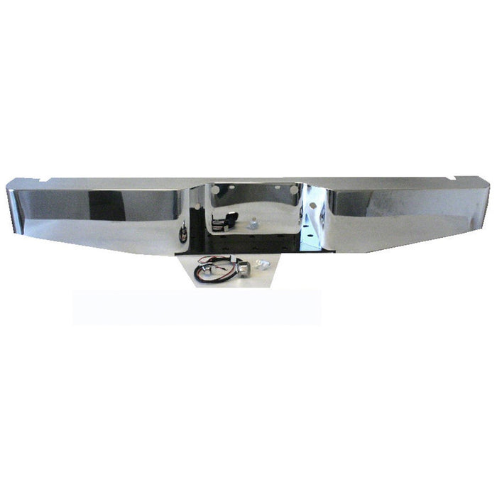 1999-2003 Ford F-250 Super Duty/F-350 Super Duty Rear Bumper Assembly 10-Inch Drop Bumper Bright Requires Bracket Kit - FO1103112-Partify-Painted-Replacement-Body-Parts