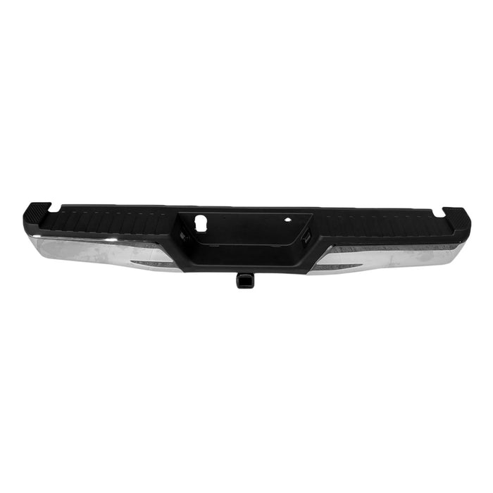 2015-2020 Ford F-150 Rear Bumper Assembly W/O Rear Parking Aid W/Towing Pkg W/O Max Towing Chrome - FO1103185-Partify-Painted-Replacement-Body-Parts