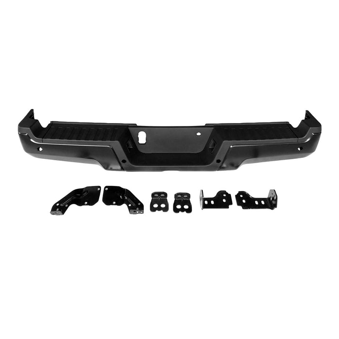 2017-2022 Ford F-250 Super Duty/F-350 Super Duty Rear Bumper Assembly W/Parking Aid Sensors - FO1103196-Partify-Painted-Replacement-Body-Parts