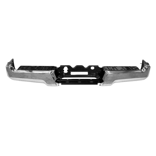 2017-2022 Ford F-250 Super Duty/F-350 Super Duty Rear Bumper Assembly W/O Parking Aid Sensor Holes W/Reinforcement Chrome - FO1103201-Partify-Painted-Replacement-Body-Parts