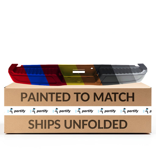 2021-2024 Ford F-150 Rear Bumper Assembly W/O Towing Pkg W/O Parking Aid W/Lamps - FO1103244-Partify-Painted-Replacement-Body-Parts