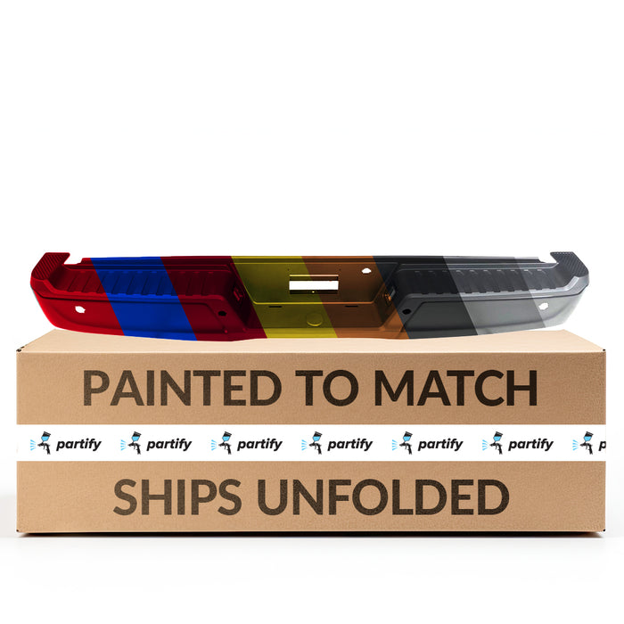2021-2024 Ford F-150 Rear Bumper Assembly W/O Towing Pkg W/Parking Aid W/O Active Park W/Lamps - FO1103245-Partify-Painted-Replacement-Body-Parts