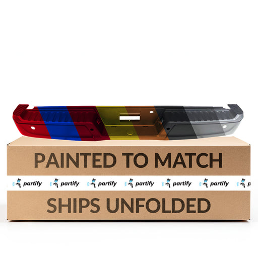 2021-2024 Ford F-150 Rear Bumper Assembly W/O Towing Pkg W/Parking Aid W/O Active Park W/Lamps - FO1103245-Partify-Painted-Replacement-Body-Parts