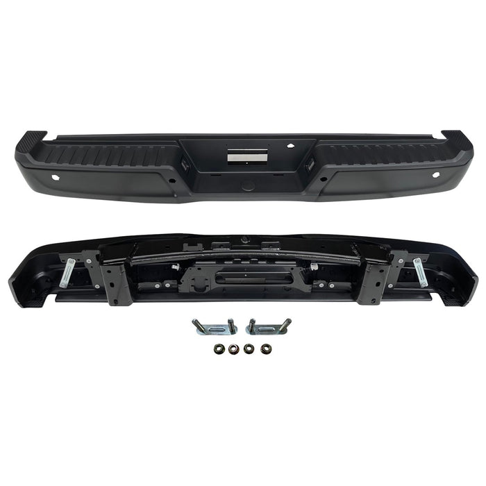 2021-2024 Ford F-150 Rear Bumper Assembly W/O Towing Pkg W/Parking Aid W/O Active Park W/Lamps - FO1103245-Partify-Painted-Replacement-Body-Parts