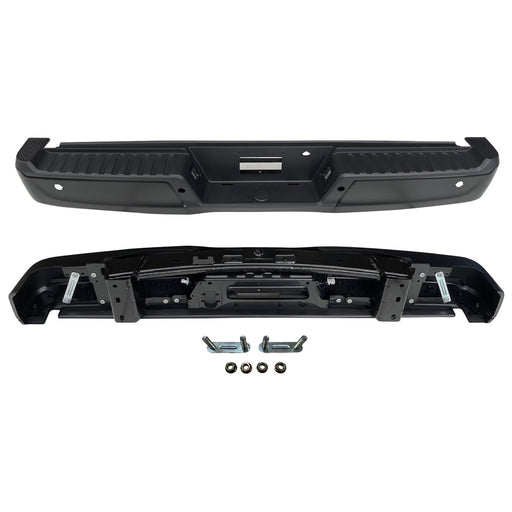 2021-2024 Ford F-150 Rear Bumper Assembly W/O Towing Pkg W/Parking Aid W/O Active Park W/Lamps - FO1103245-Partify-Painted-Replacement-Body-Parts