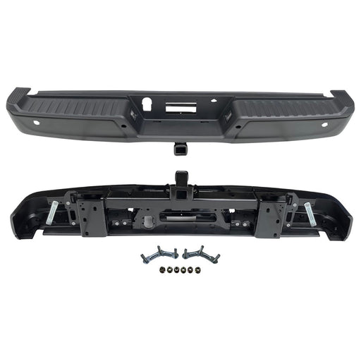 2021-2024 Ford F-150 Rear Bumper Assembly W/Med/Hvy Tow W/Parking Aid W/O Active Park W/Lamps - FO1103252-Partify-Painted-Replacement-Body-Parts