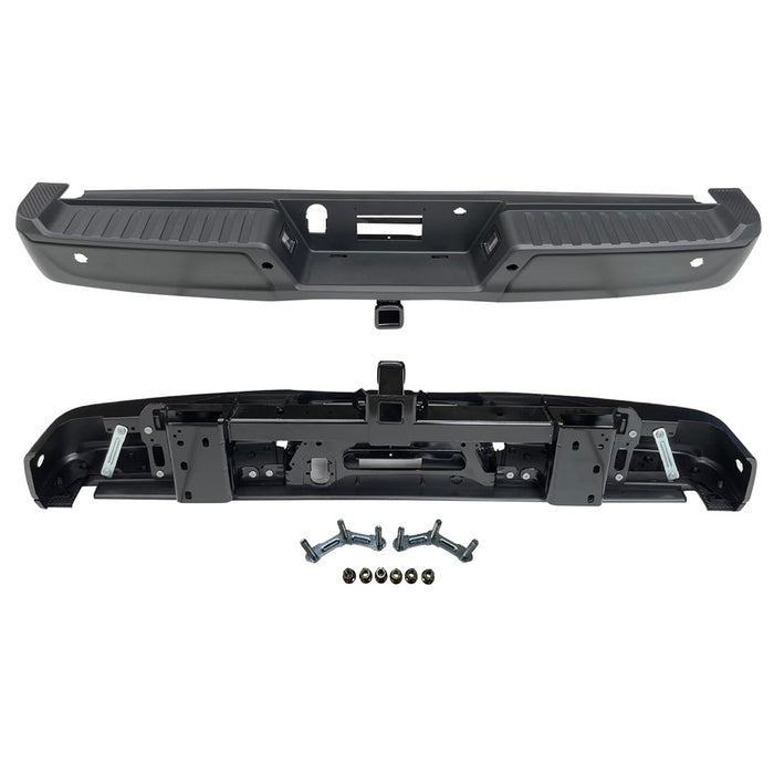 2021-2024 Ford F-150 Rear Bumper Assembly W/Med/Hvy Tow W/Parking Aid W/Active Park W/Lamps - FO1103253-Partify-Painted-Replacement-Body-Parts