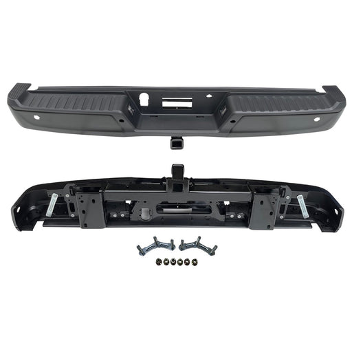 2021-2024 Ford F-150 Rear Bumper Assembly W/Med/Hvy Tow W/Parking Aid W/Active Park W/Lamps - FO1103253-Partify-Painted-Replacement-Body-Parts