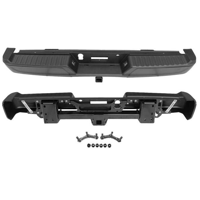 2021-2024 Ford F-150 Rear Bumper Assembly W/Towing Pkg Max Duty W/O Parking Aid W/Lamps - FO1103256-Partify-Painted-Replacement-Body-Parts