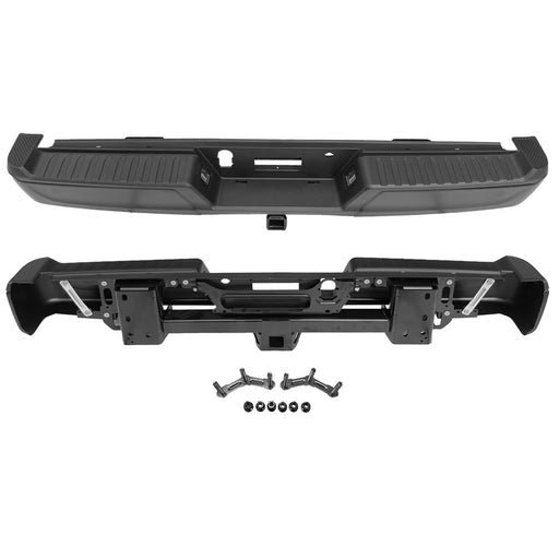 2021-2024 Ford F-150 Rear Bumper Assembly W/Towing Pkg Max Duty W/O Parking Aid W/Lamps - FO1103256-Partify-Painted-Replacement-Body-Parts