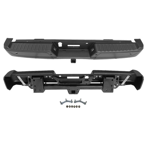 2021-2024 Ford F-150 Rear Bumper Assembly W/Max Towing W/Parking Aid W/O Active Park W/Lamps - FO1103257-Partify-Painted-Replacement-Body-Parts