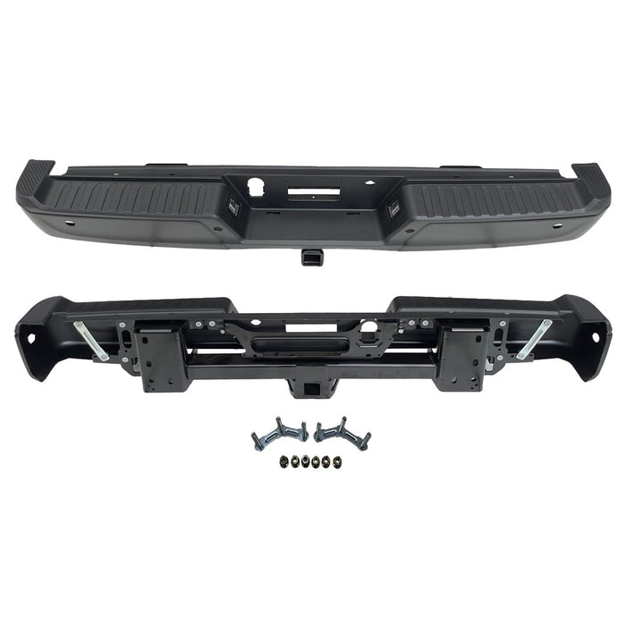2021-2024 Ford F-150 Rear Bumper Assembly W/Max Towing W/Parking Aid W/Active Park W/Lamps - FO1103258-Partify-Painted-Replacement-Body-Parts