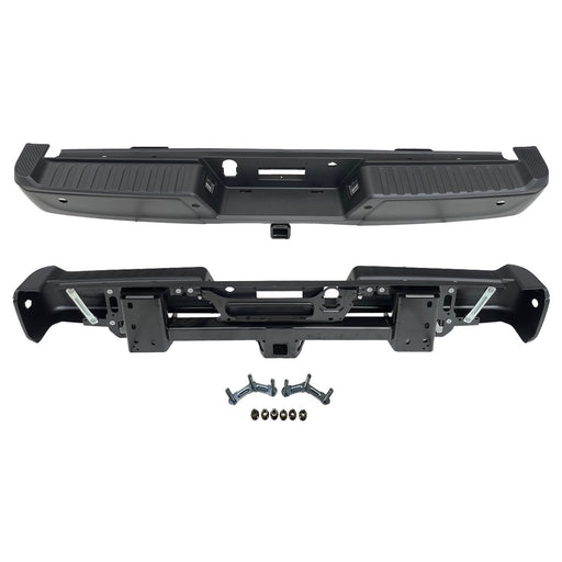 2021-2024 Ford F-150 Rear Bumper Assembly W/Max Towing W/Parking Aid W/Active Park W/Lamps - FO1103258-Partify-Painted-Replacement-Body-Parts
