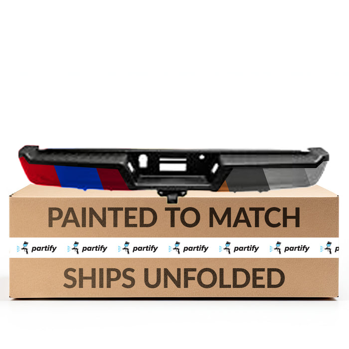 2021-2024 Ford F-150 Rear Bumper Assembly W/Max Duty Towing W/O Parking Aid W/O Lamps - FO1103290-Partify-Painted-Replacement-Body-Parts