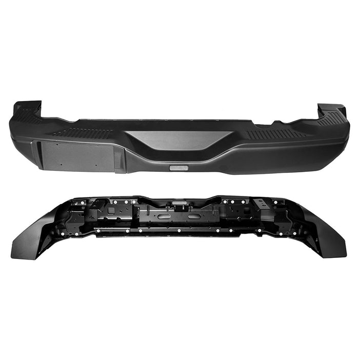 2021-2024 Ford Bronco Rear Bumper Assembly Steel W/O Parking Aid W/Sasquatch Pkg W/Refl Sheet - FO1103300-Partify-Painted-Replacement-Body-Parts