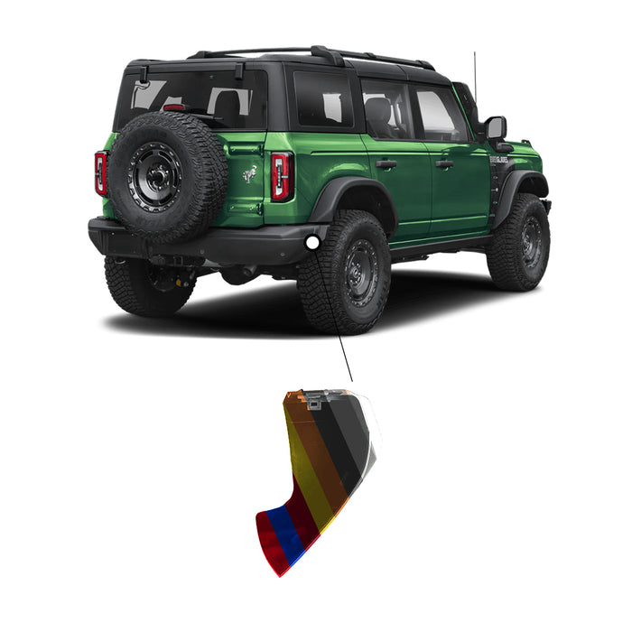 2021-2024 Ford Bronco Rear Passenger Side Outer Bumper Extension W/Sasquatch Pkg - FO1105145-Partify-Painted-Replacement-Body-Parts