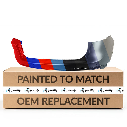 2016-2018 Lincoln MKX Rear Upper Bumper With Sensor Holes - FO1114109-Partify-Painted-Replacement-Body-Parts