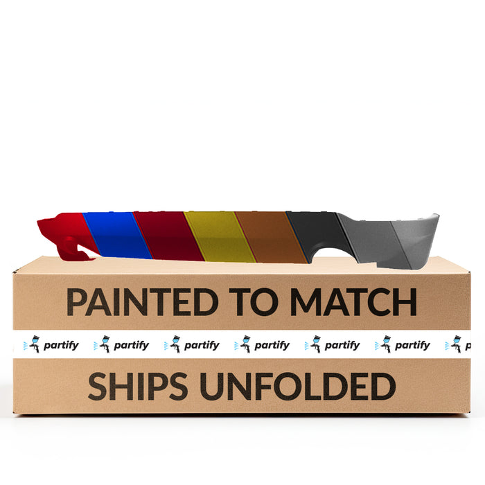 2011-2014 Ford Edge Limited/SE/SEL CAPA Certified Rear Lower Bumper W/O Towing Pkg - FO1115100-Partify-Painted-Replacement-Body-Parts