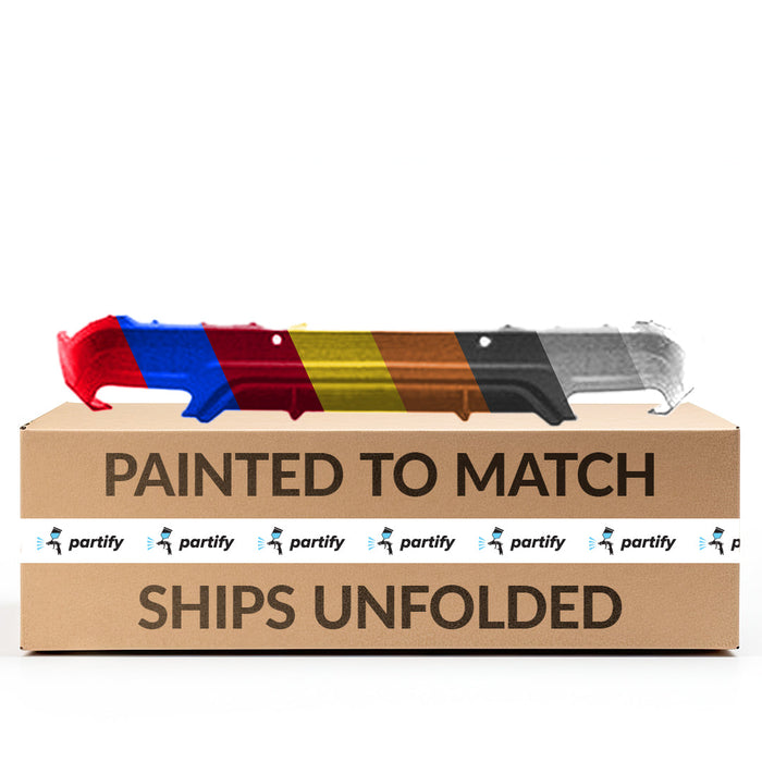 2015-2018 Ford Edge Sport CAPA Certified Rear Lower Bumper With Sensor Holes & Without Tow Hook Hole - FO1115119C-Partify-Painted-Replacement-Body-Parts