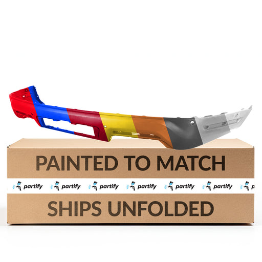 2018-2019 Ford Explorer CAPA Certified Rear Lower Bumper W/Active Park Assist W/Towing Pkg - FO1115140-Partify-Painted-Replacement-Body-Parts