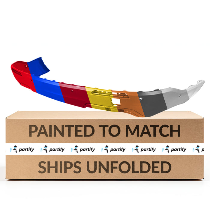 2020-2023 Ford Explorer/Police Interceptor Utility Platinum/ST/ST-Line CAPA Certified Rear Lower Bumper W/O Towing Pkg W/O Park Distance Sensors - FO1115147-Partify-Painted-Replacement-Body-Parts