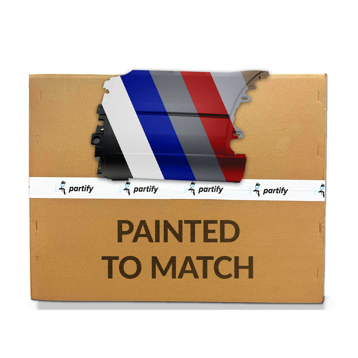 2019-2021 Ford Transit-150/Transit-250/Transit-350/Transit-350 HD Rear CAPA Certified Passenger Side Bumper Front Side Cover - FO1117107C-Partify-Painted-Replacement-Body-Parts