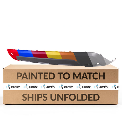 2000-2002 Lincoln LS Rear Bumper Valance/Grille Kit Panel - FO1195109-Partify-Painted-Replacement-Body-Parts