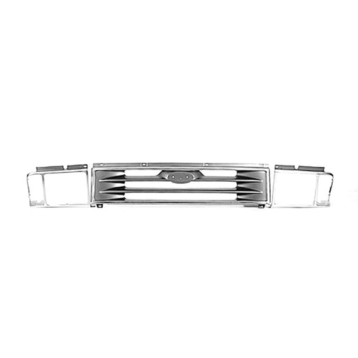 1992-1997 Ford Aerostar Grille Dark Argent & Bright Assembly - FO1200201-Partify-Painted-Replacement-Body-Parts
