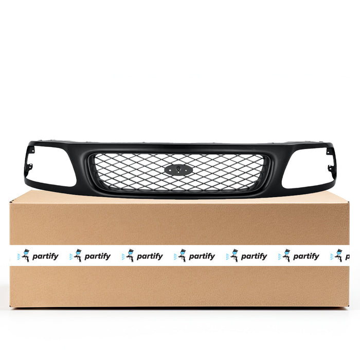 1997 Ford F-150 CAPA Certified Grille Gray Assembly - FO1200328-Partify-Painted-Replacement-Body-Parts