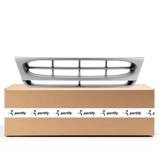 0-2002 Ford E-150 Econoline/Econoline Club Wagon/E-250 Econoline/E-350 Econoline/E-350 Econoline Club Wagon/E-350 Super Duty CAPA Certified Grille Argent & Bright Assembly - FO1200337-Partify-Painted-Replacement-Body-Parts