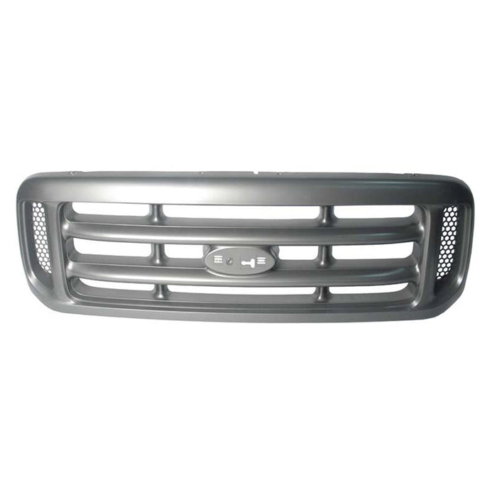 1999-2004 Ford F-250 Super Duty/F-350 Super Duty Grille Gray/Dark Gray Assembly - FO1200362-Partify-Painted-Replacement-Body-Parts