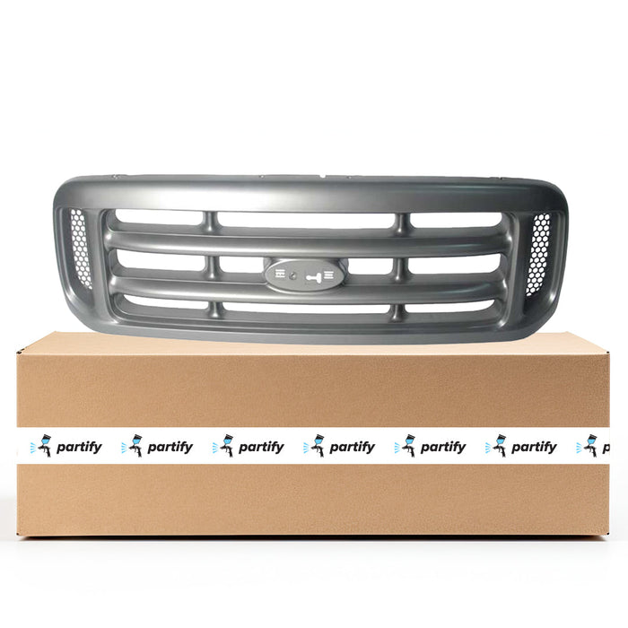 1999-2004 Ford F-250 Super Duty/F-350 Super Duty CAPA Certified Grille Gray/Dark Gray Assembly - FO1200362-Partify-Painted-Replacement-Body-Parts
