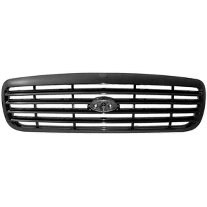 1999-2000 Ford Crown Victoria Grille W/Police Package Matte Assembly - FO1200379-Partify-Painted-Replacement-Body-Parts