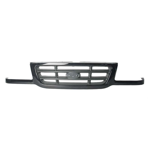 2001-2003 Ford Ranger Grille W/Argent Bars Black Assembly - FO1200393-Partify-Painted-Replacement-Body-Parts