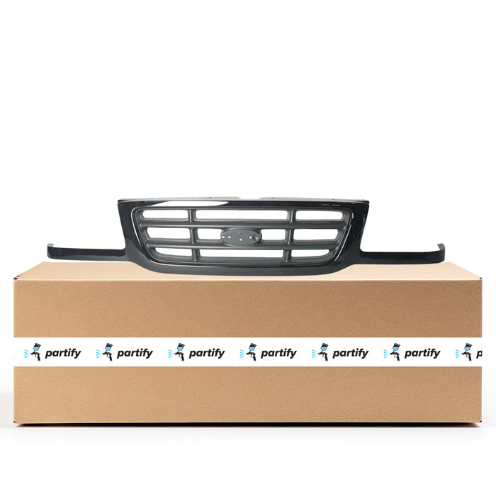 2001-2003 Ford Ranger CAPA Certified Grille W/Argent Bars Black Assembly - FO1200393-Partify-Painted-Replacement-Body-Parts