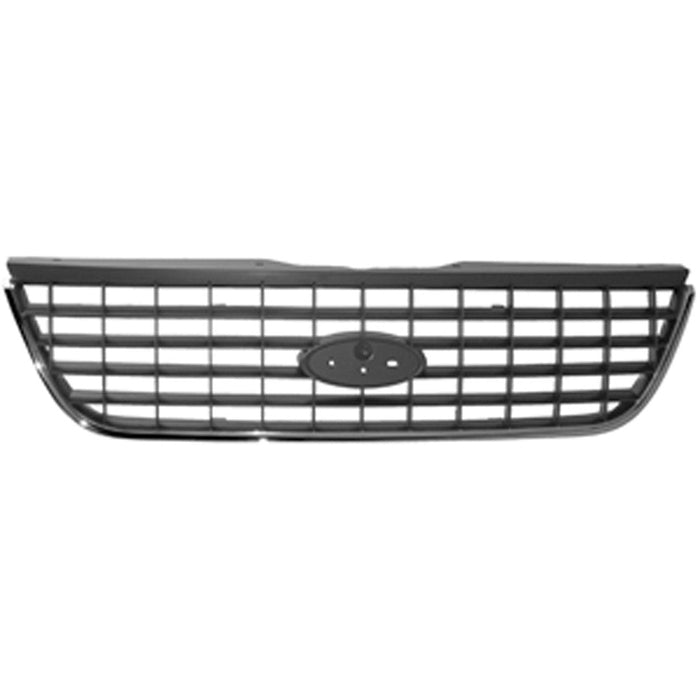 2002 Ford Explorer XLS/XLT Grille Dark Gray Assembly - FO1200396-Partify-Painted-Replacement-Body-Parts