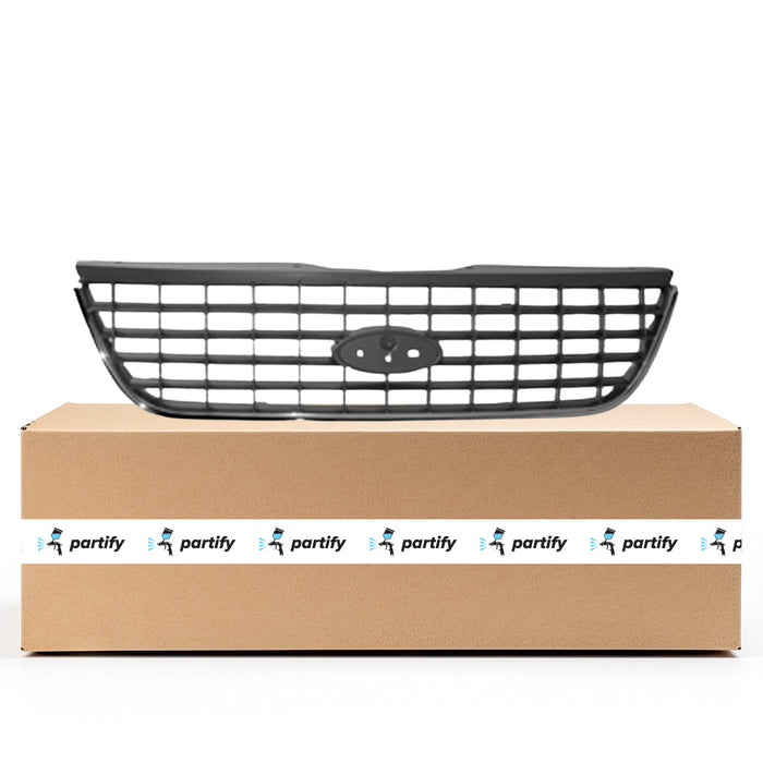2002 Ford Explorer XLS/XLT CAPA Certified Grille Dark Gray Assembly - FO1200396-Partify-Painted-Replacement-Body-Parts