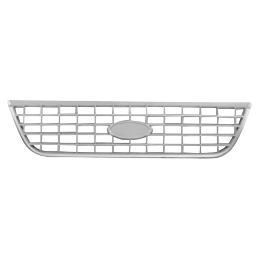 2002-2005 Ford Explorer Eddie Bauer/Limited Grille Bright & Silver Colored Assembly - FO1200397-Partify-Painted-Replacement-Body-Parts