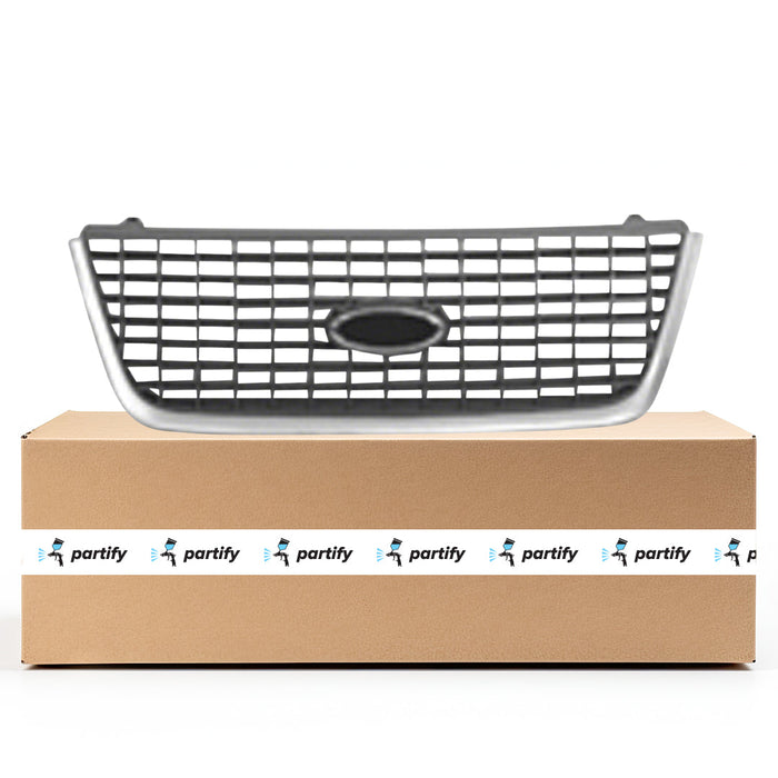 2003-2006 Ford Expedition Eddie Bauer CAPA Certified Grille Argent Assembly - FO1200400-Partify-Painted-Replacement-Body-Parts