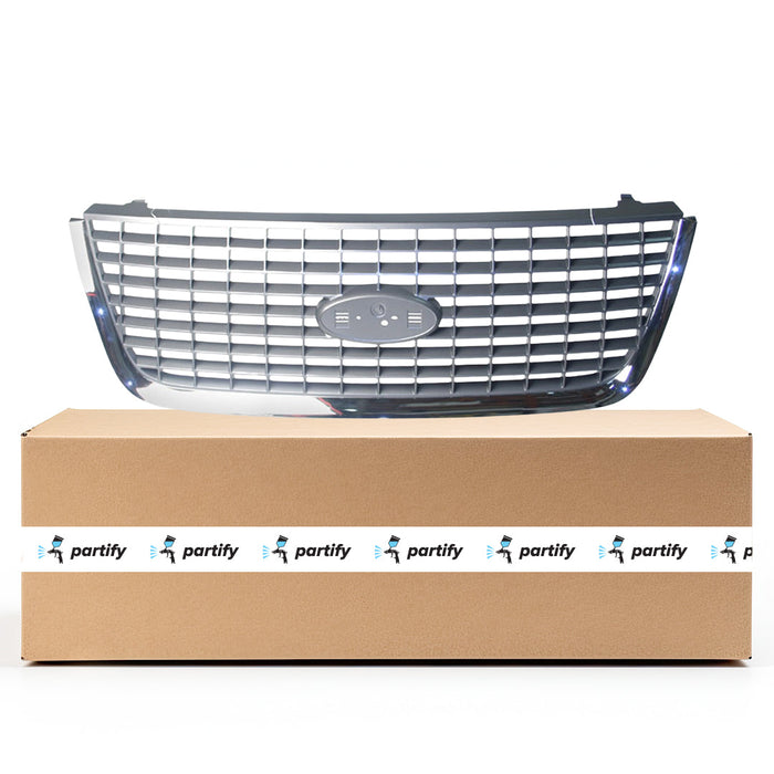 2003-2006 Ford Expedition NBX/XLS/XLT CAPA Certified Grille W/O Monochromatic Pkg W/O Sport Assembly - FO1200401-Partify-Painted-Replacement-Body-Parts