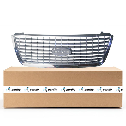 2003-2006 Ford Expedition NBX/XLS/XLT CAPA Certified Grille W/O Monochromatic Pkg W/O Sport Assembly - FO1200401-Partify-Painted-Replacement-Body-Parts