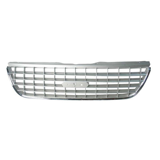 2002-2005 Ford Explorer Eddie Bauer/Limited Grille Bright & Nickel Colored Assembly - FO1200408-Partify-Painted-Replacement-Body-Parts
